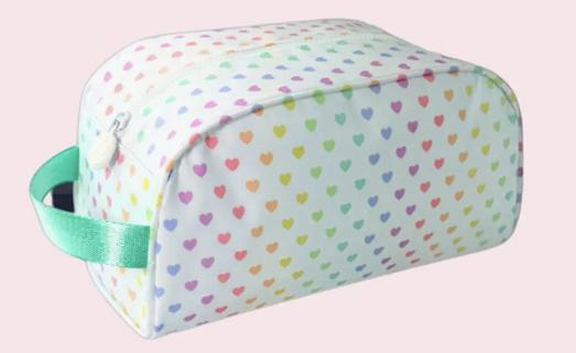 Mint traveler cosmetic bag