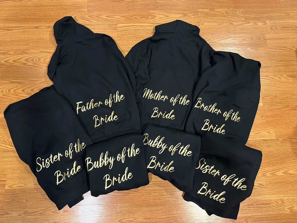 Bridal/family of the bride groom sweatshirt