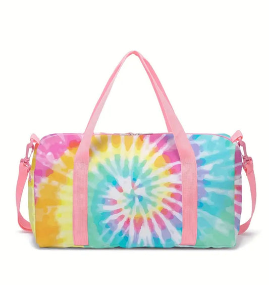 Tie-dye duffel