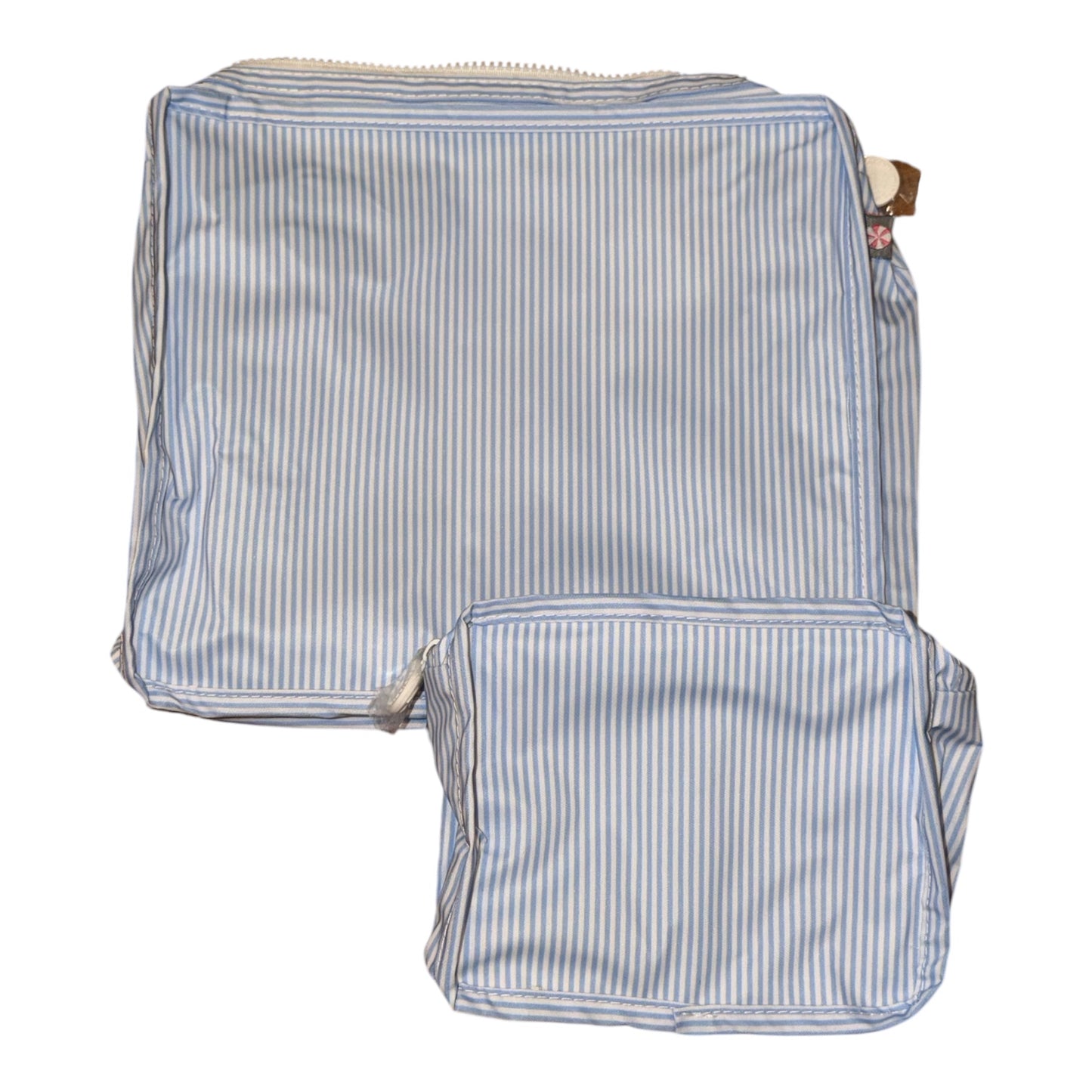 Baby blue preppy stripe packing cube*AS SHOWN large and small cube*
