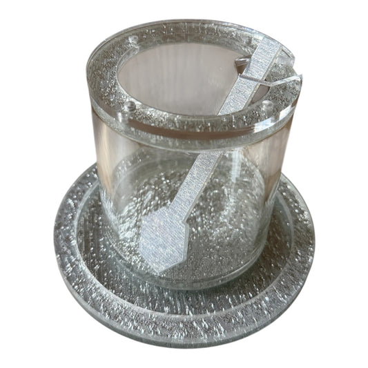 Lucite Honey Dish