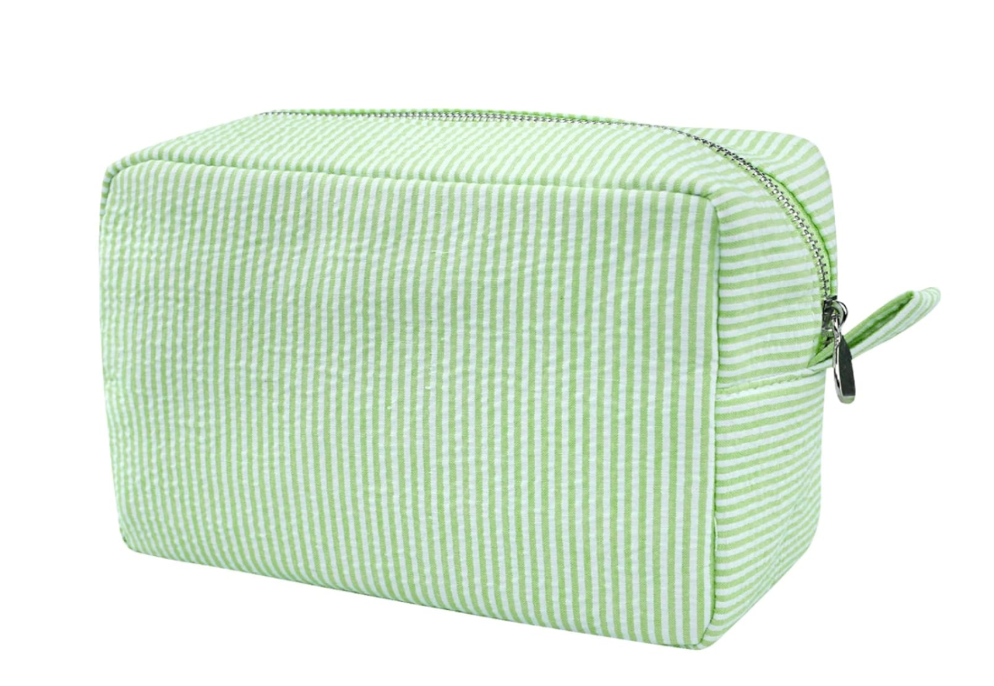 Seersucker Cosmetic Bag