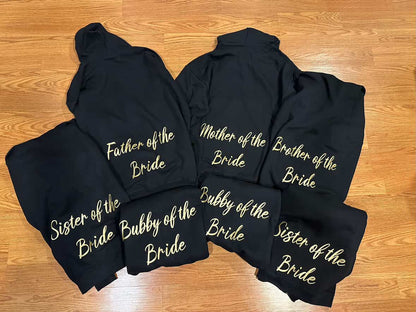 Bridal/family of the bride groom sweatshirt