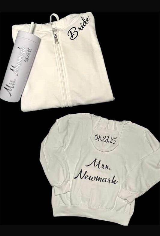 Bridal/family of the bride groom sweatshirt
