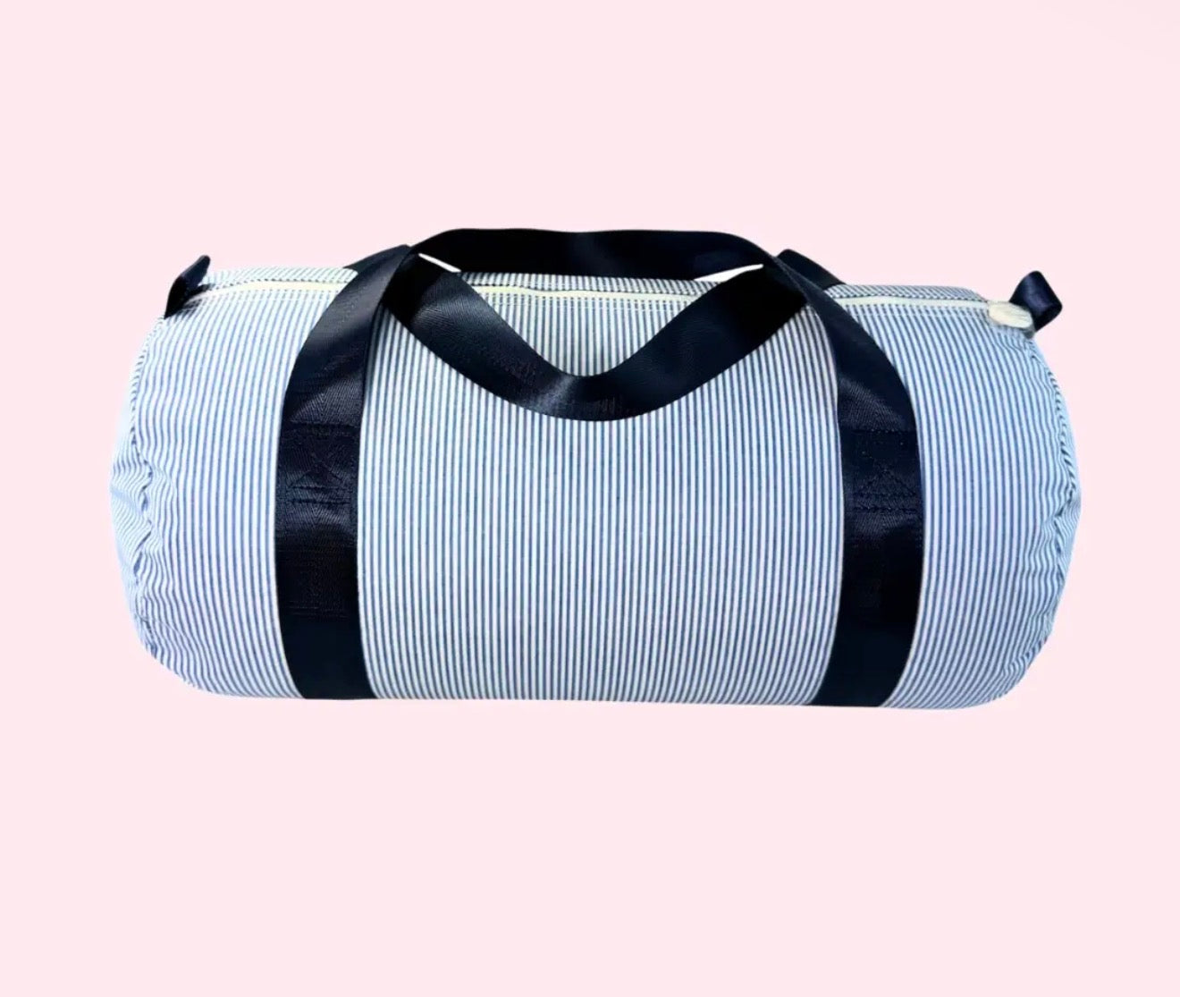 Navy Preppy Stripe baby Duffle
