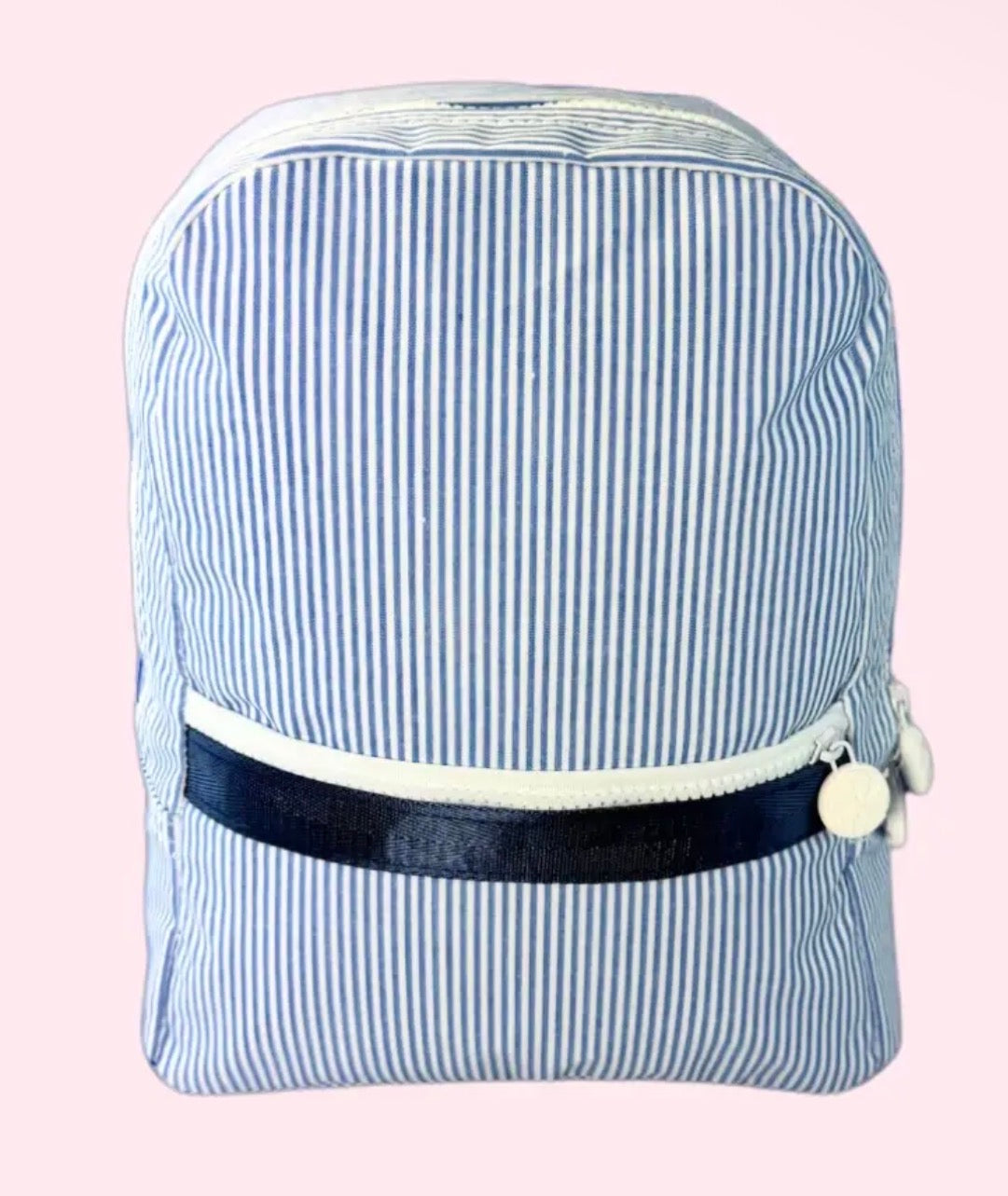 Navy preppy stripe ‘wipeable’