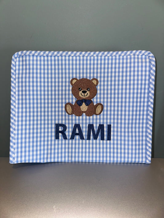 Large zip pouch (Rami and Bear)