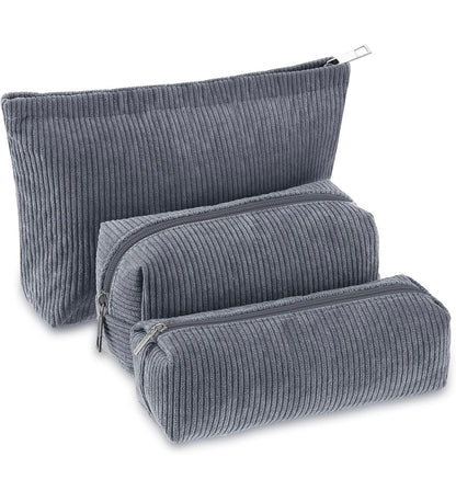 Corduroy pouch set