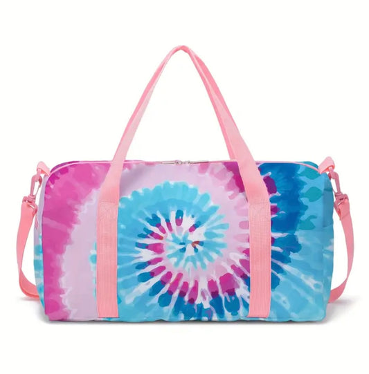 Tie-dye duffel