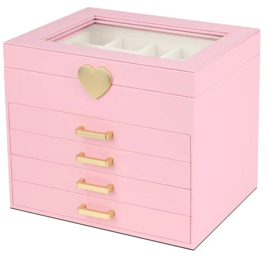 Pink jewlery box