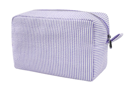 Seersucker Cosmetic Bag
