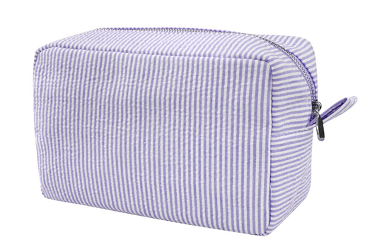 Seersucker Cosmetic Bag