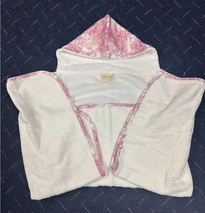 Pink Toile Towel